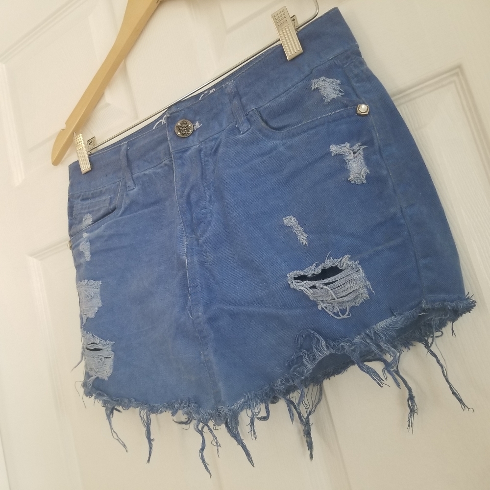 Blue skirt